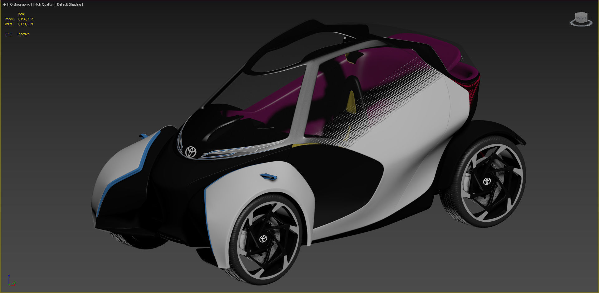 Toyota i-Tril 2017 3D model_9