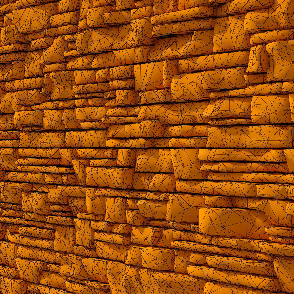 Wall clincer rock brick n3 3D model_20