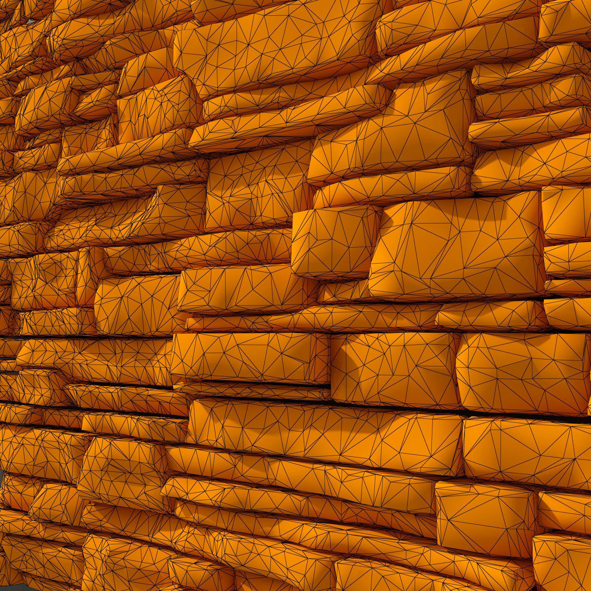 Wall clincer rock brick n3 3D model_31