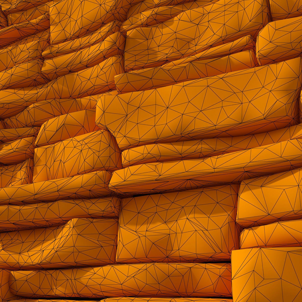 Wall clincer rock brick n3 3D model_30