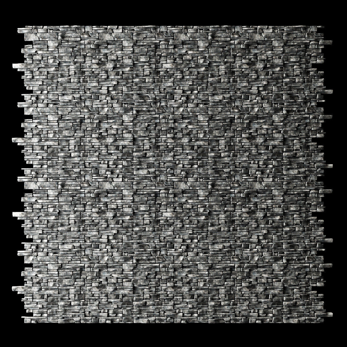 Wall clincer rock brick n3 3D model_12