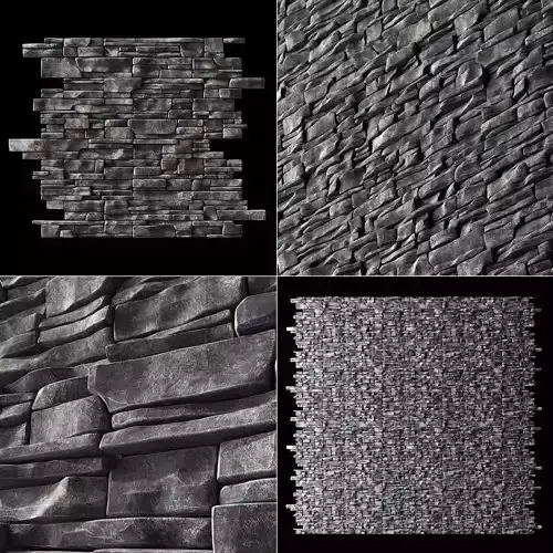 Wall clincer rock brick n3