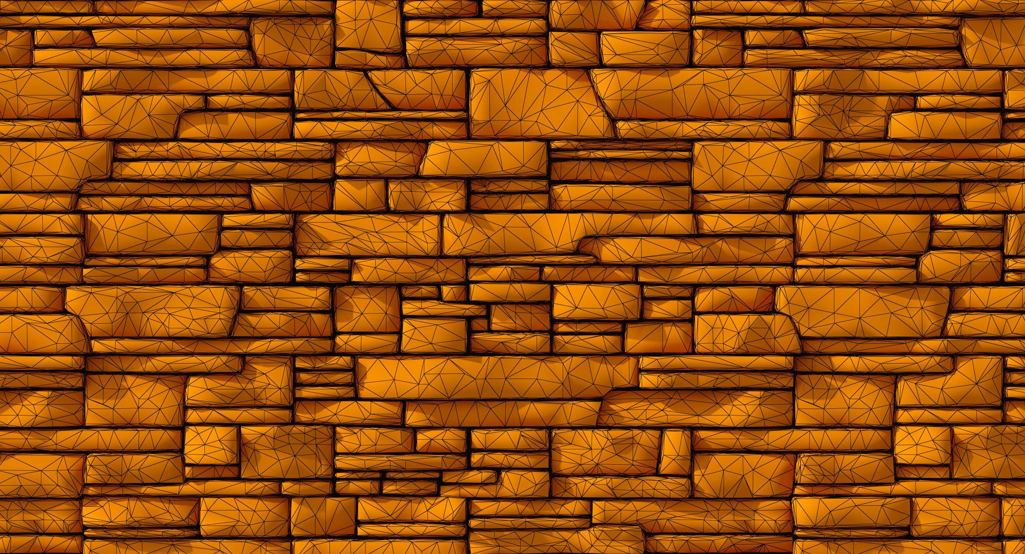 Wall clincer rock brick n3 3D model_27