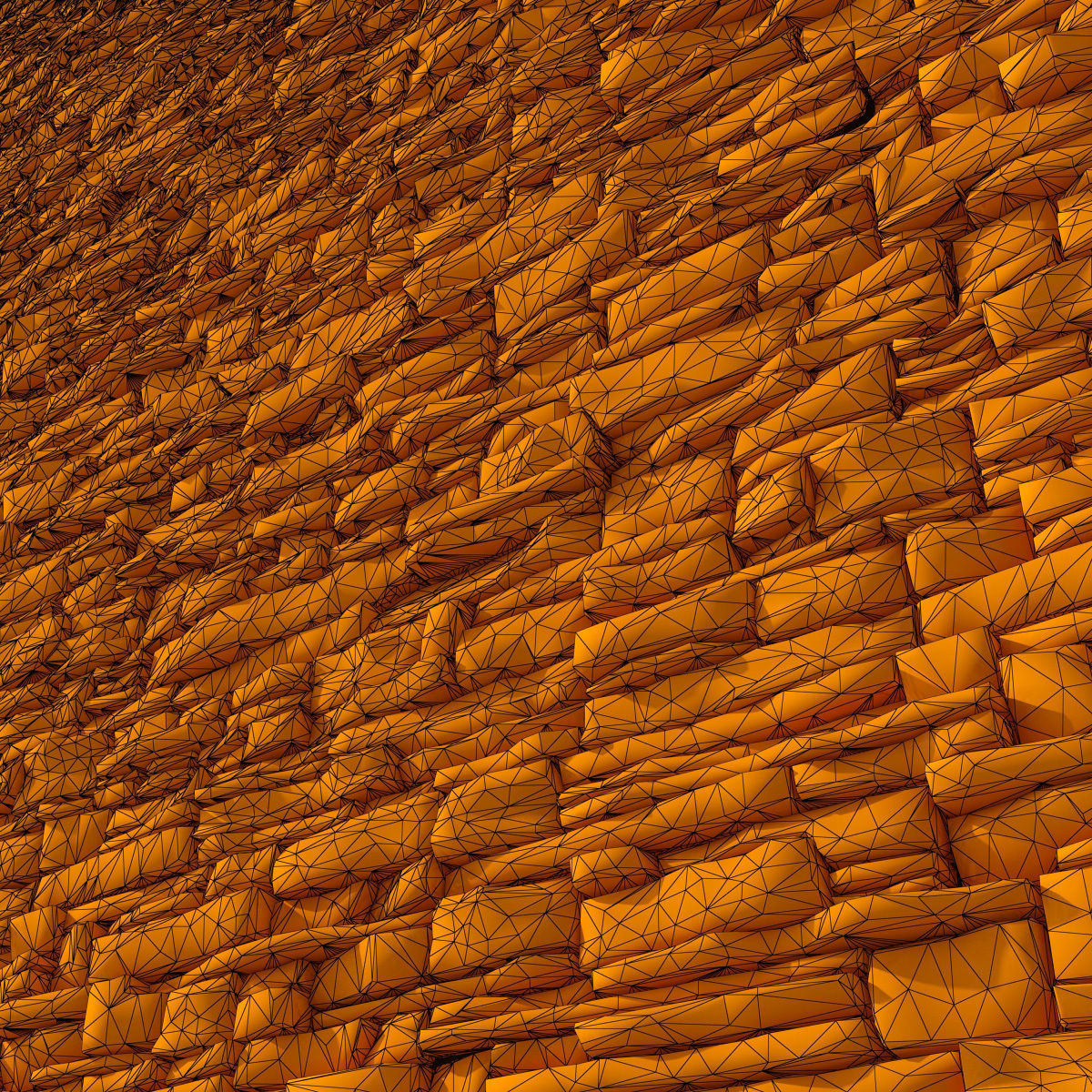 Wall clincer rock brick n3 3D model_25