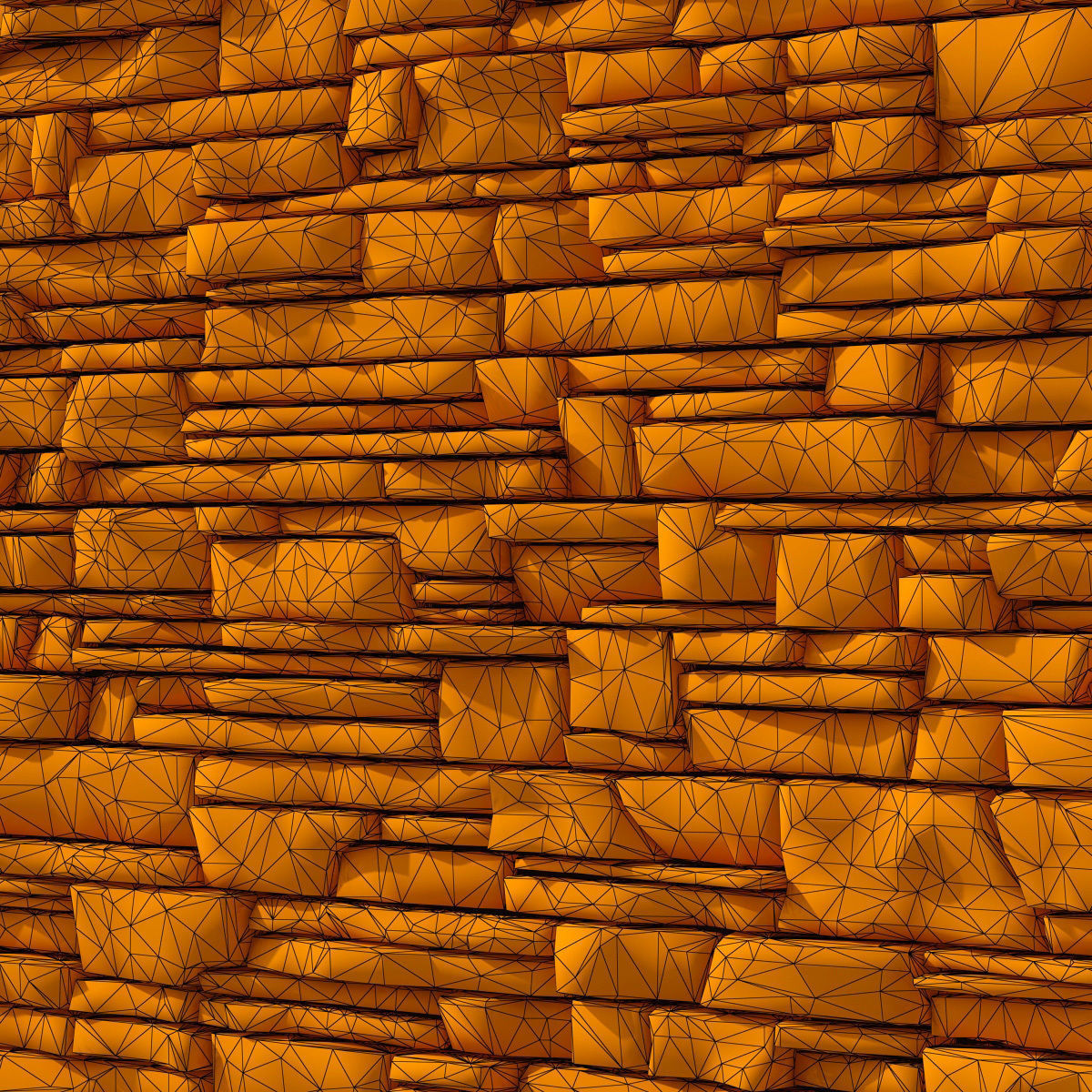 Wall clincer rock brick n3 3D model_24