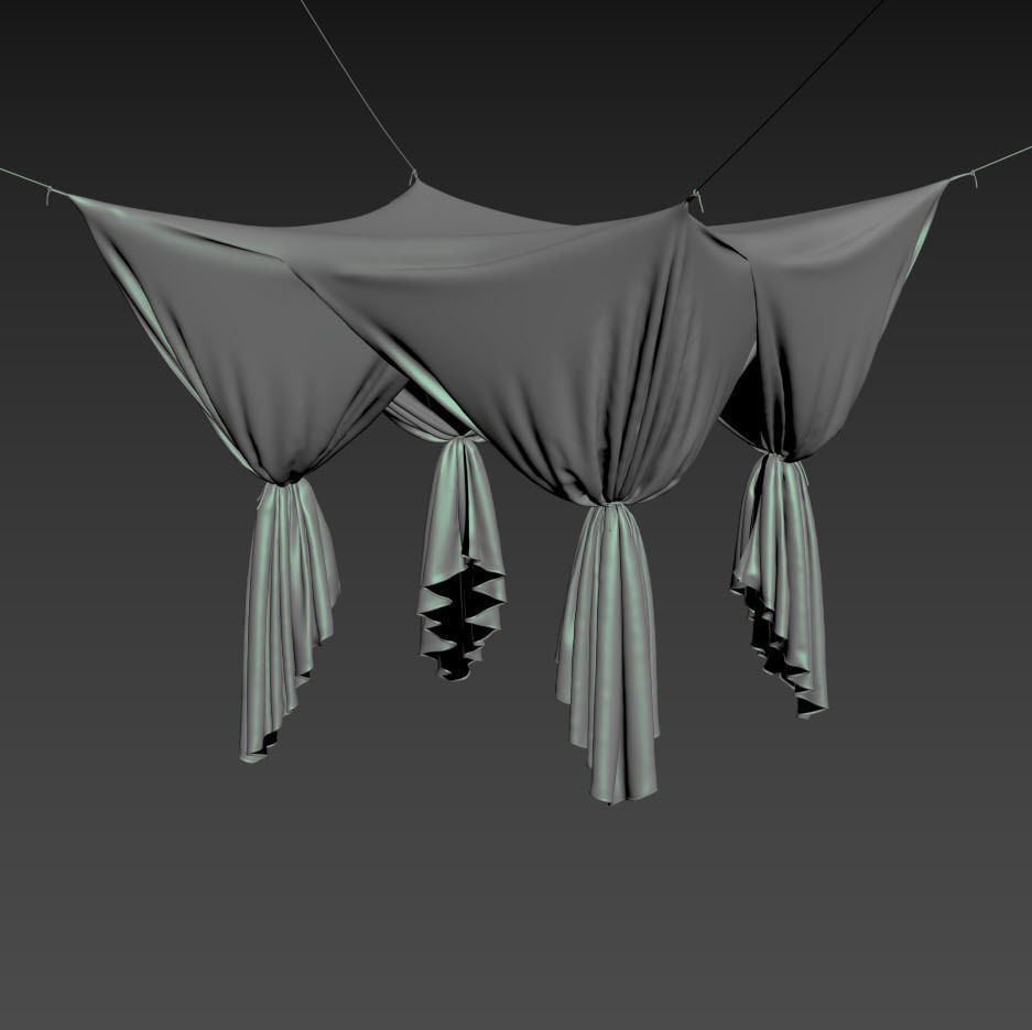 Mosquitoes net 2 3D model_6