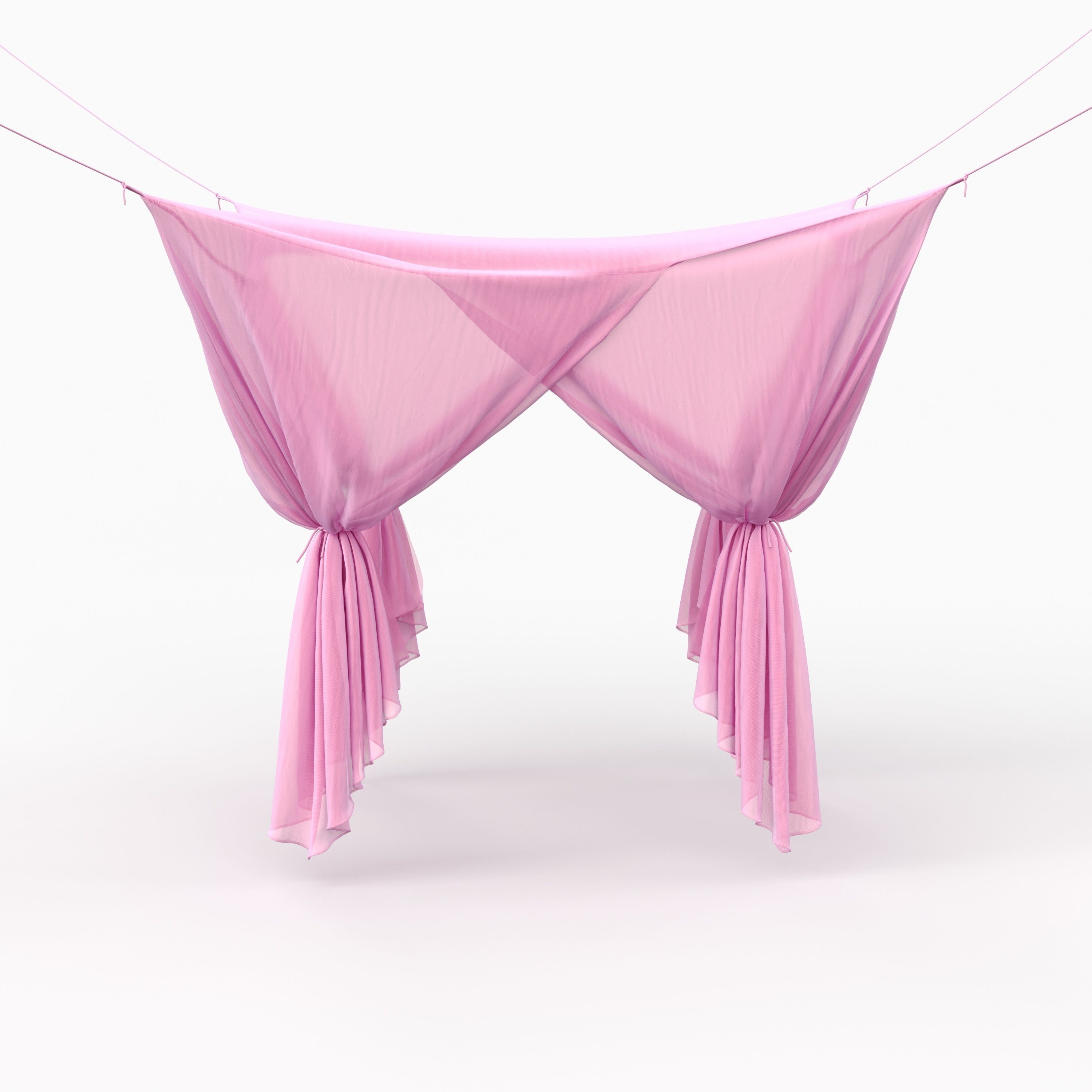 Mosquitoes net 2 3D model_1