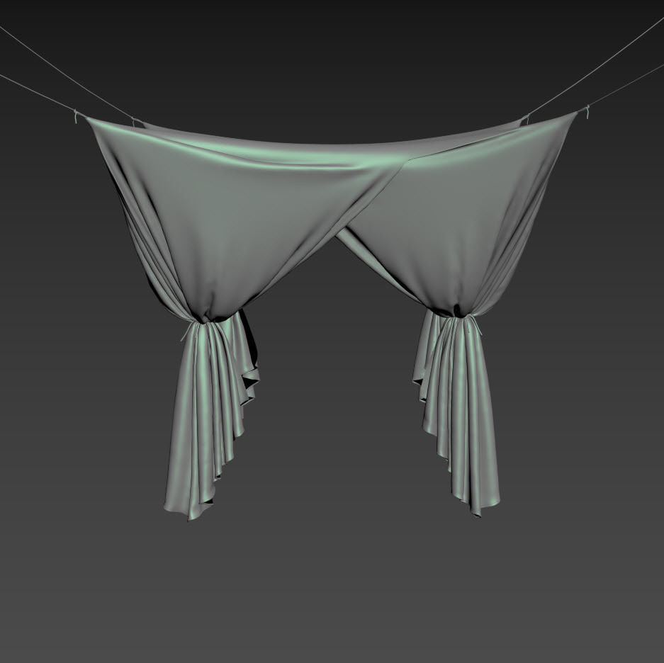 Mosquitoes net 2 3D model_5