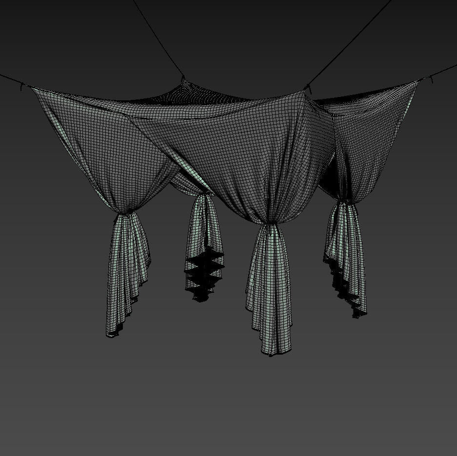 Mosquitoes net 2 3D model_3