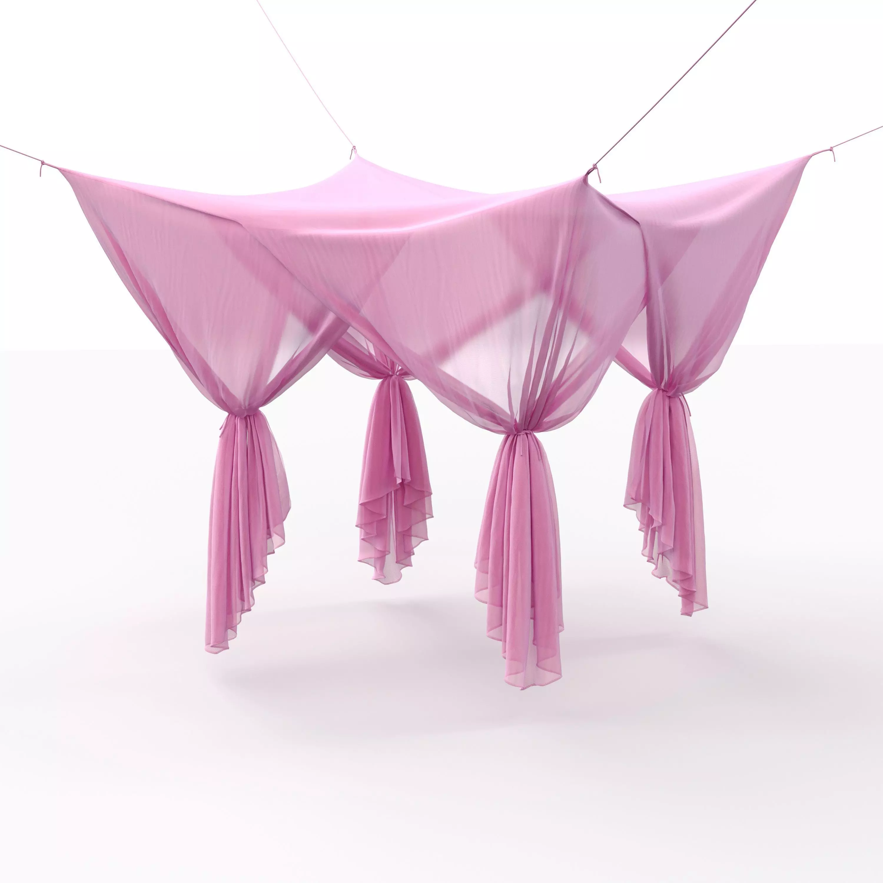 Mosquitoes net 2 3D model_0