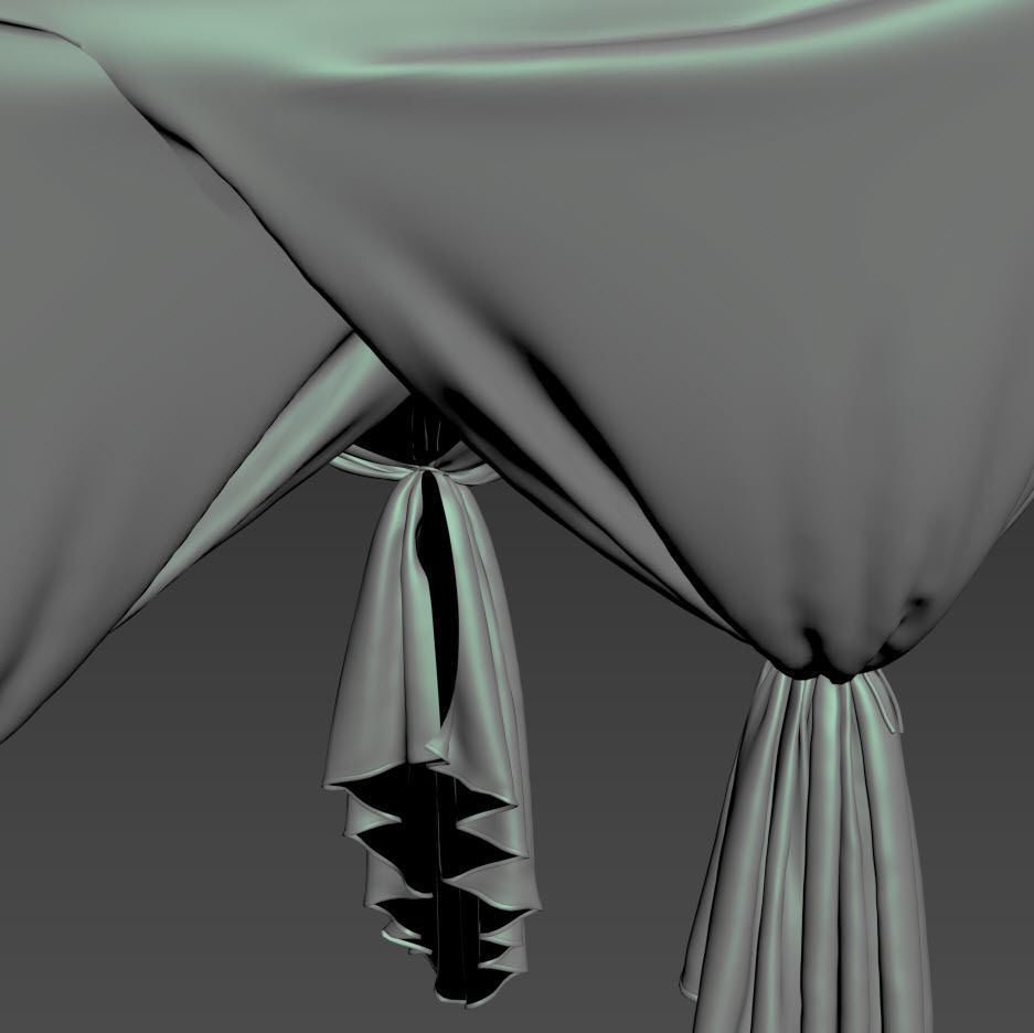 Mosquitoes net 2 3D model_7