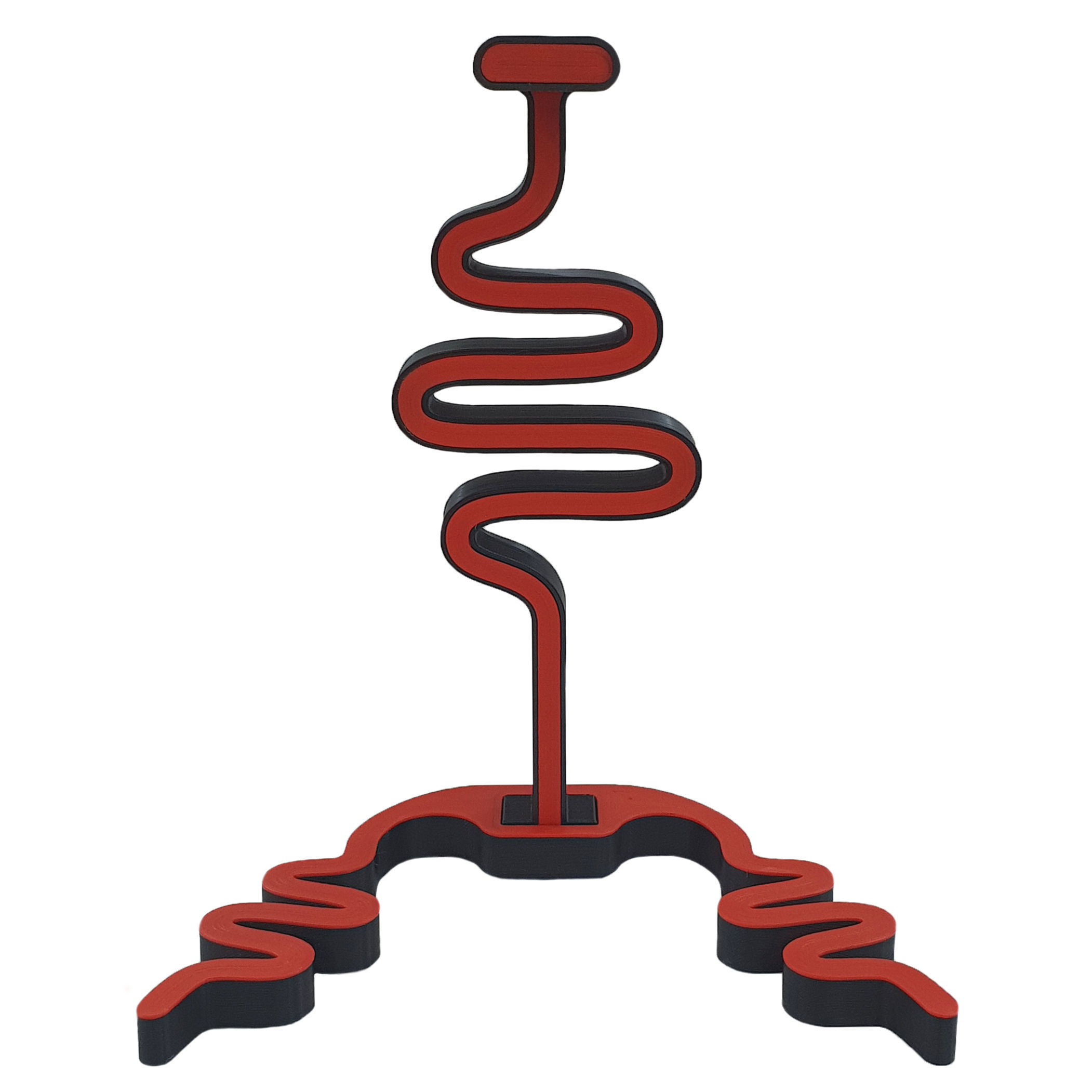 Headphone stand Dwave for Desk 3D print model_7