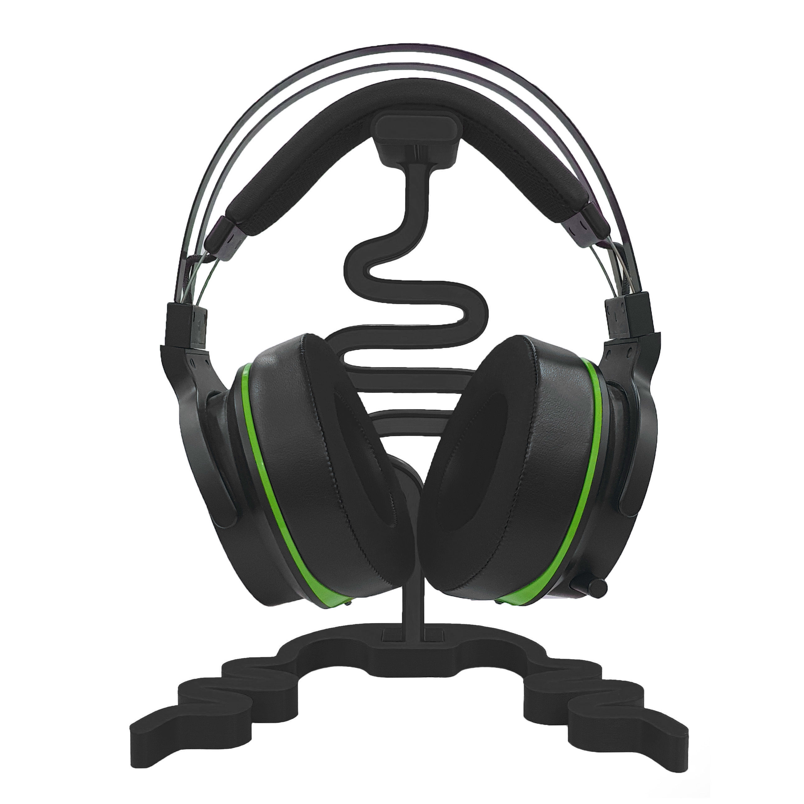 Headphone stand Dwave for Desk 3D print model_4