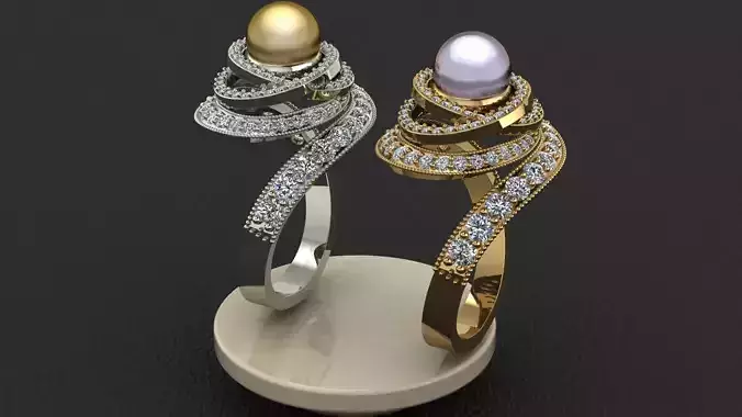  jewelry Pearls Ring