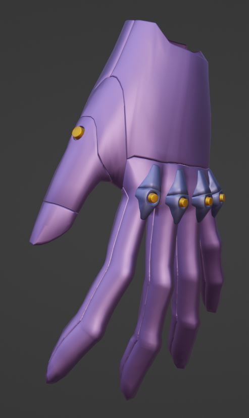 Rigged EVA 01 Unit Neon Genesis Evangelion Low-poly 3D model_48