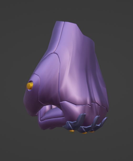 Rigged EVA 01 Unit Neon Genesis Evangelion Low-poly 3D model_17