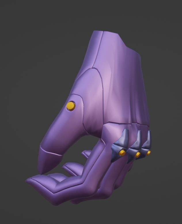 Rigged EVA 01 Unit Neon Genesis Evangelion Low-poly 3D model_49