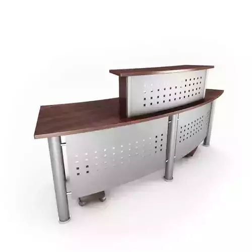 Grey office table reception desk 43 AM53