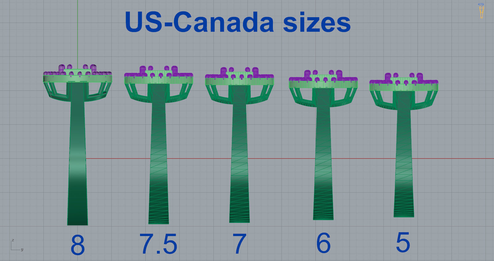 M1299004 Baguette ring 3D print model_11