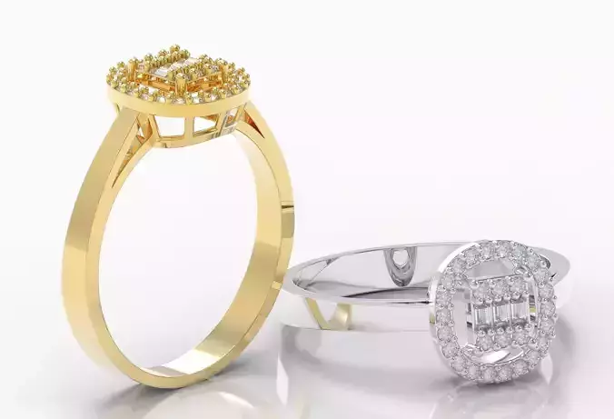 M1299004 Baguette ring