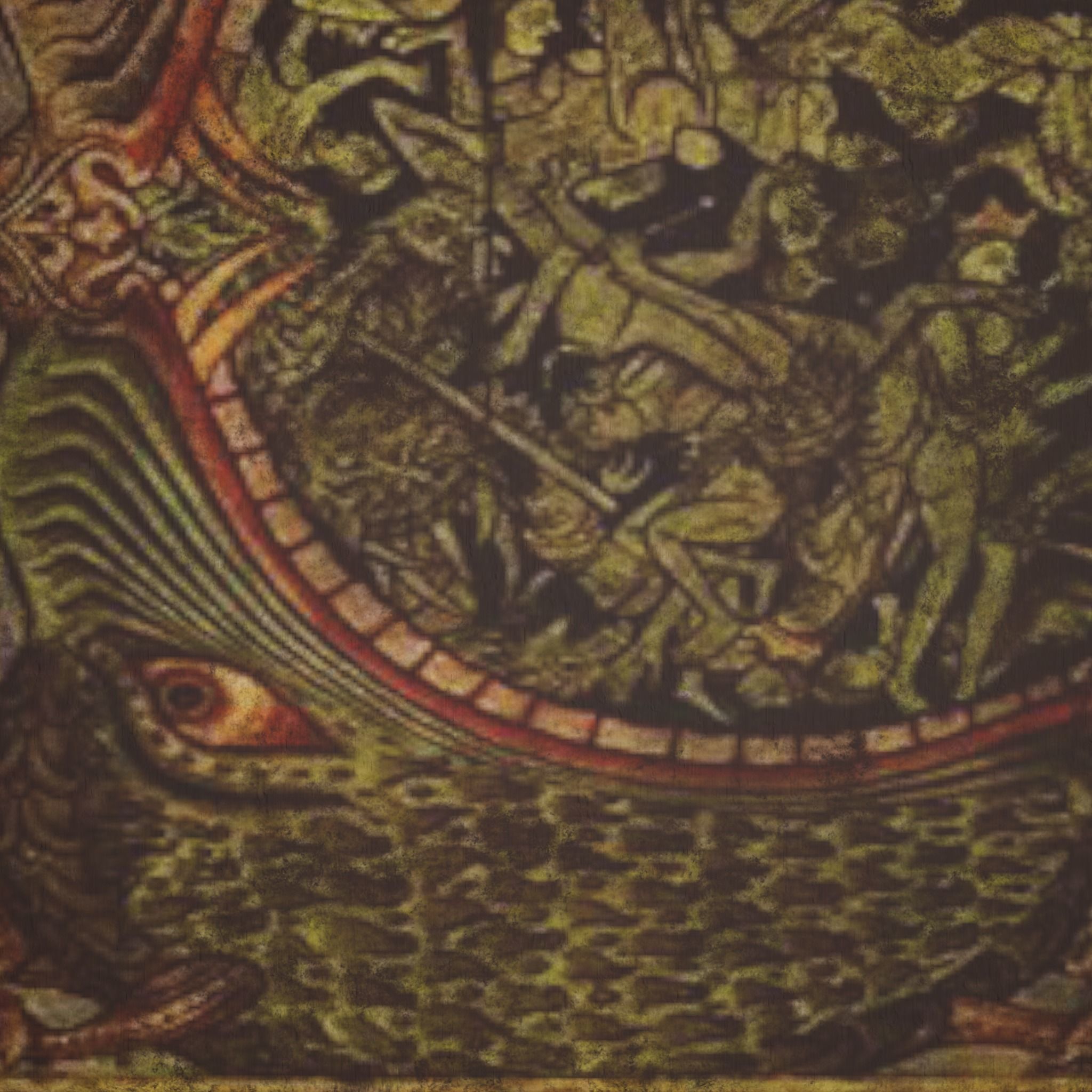 Medieval Monsters Painting Low-poly 3D model_13