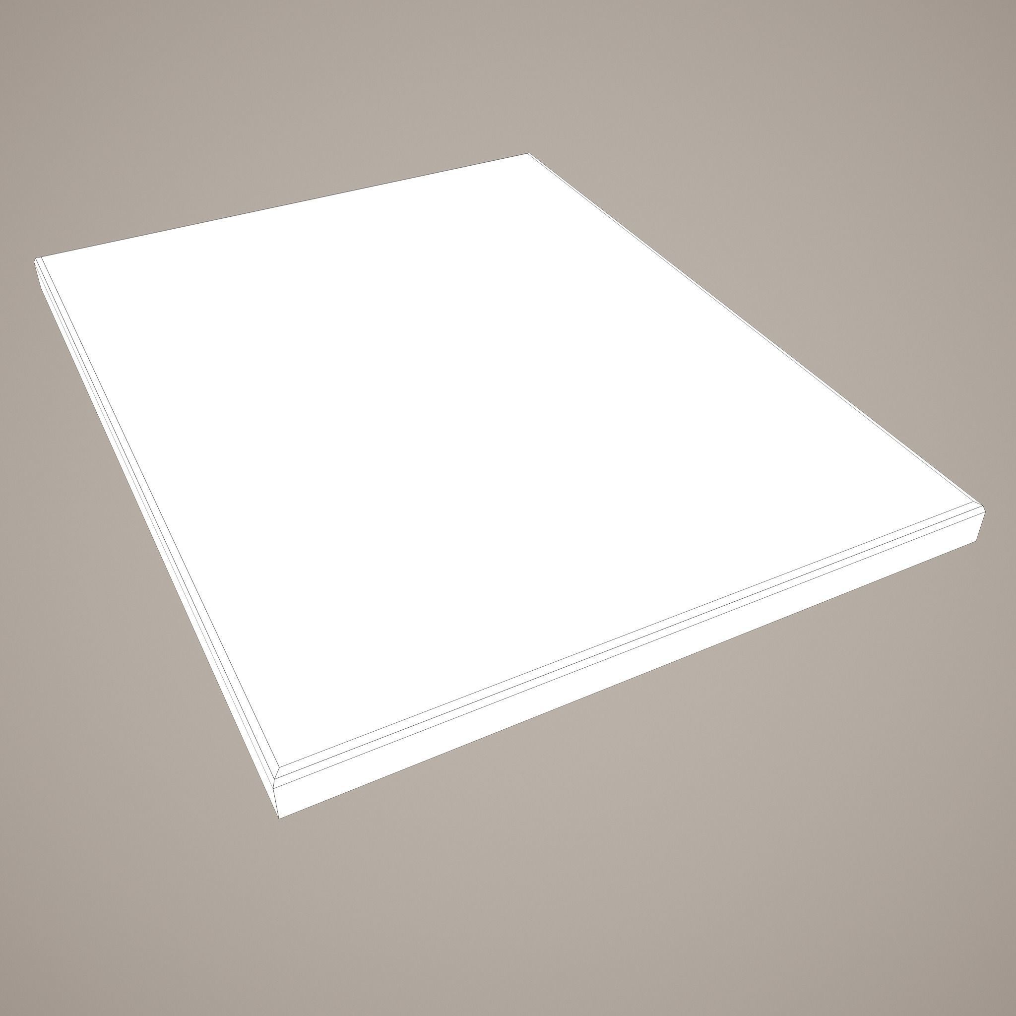 Medieval Monsters Painting Low-poly 3D model_21