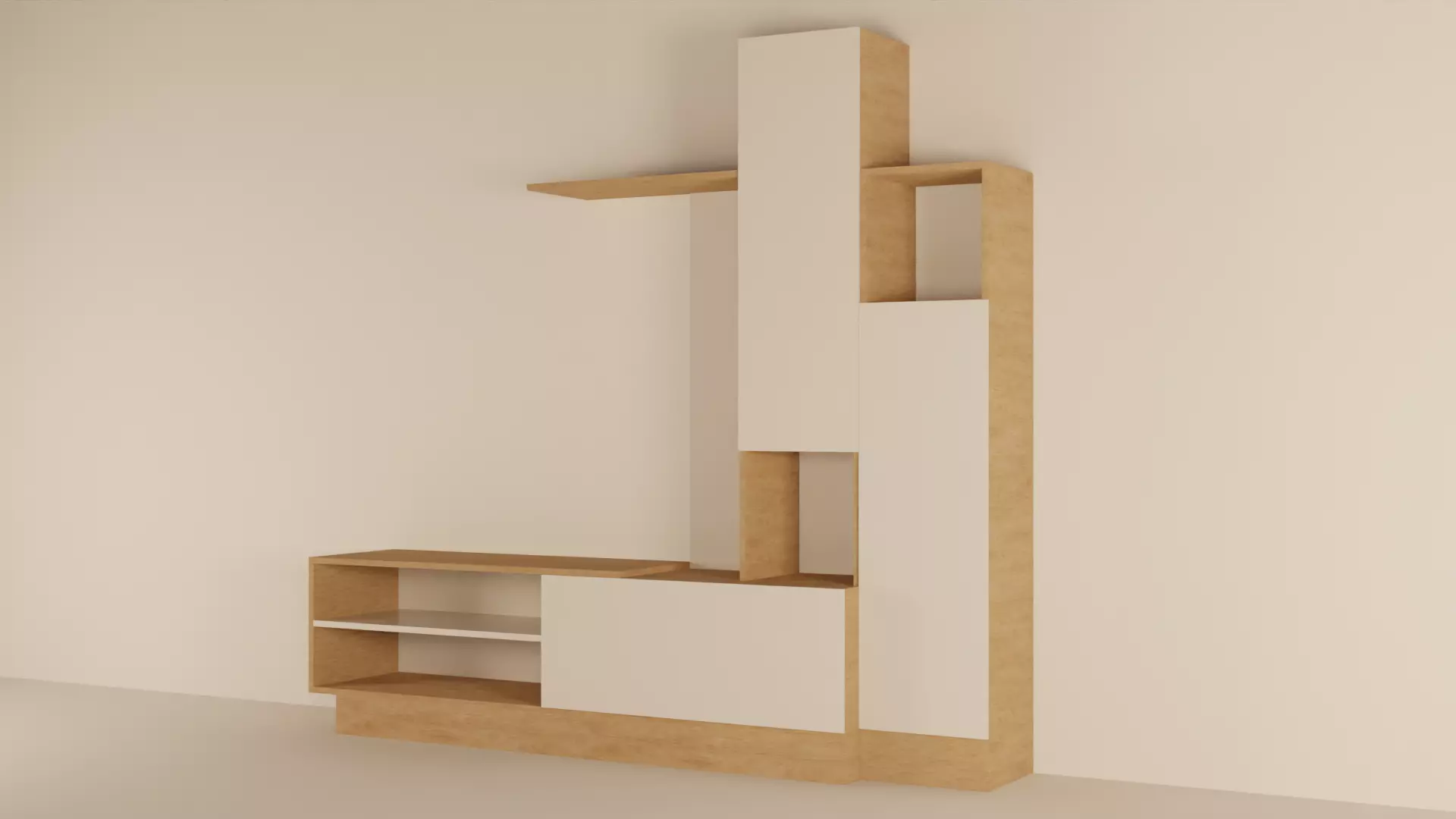 AlphaB2B Melisa Tv Unit Free low-poly 3D model