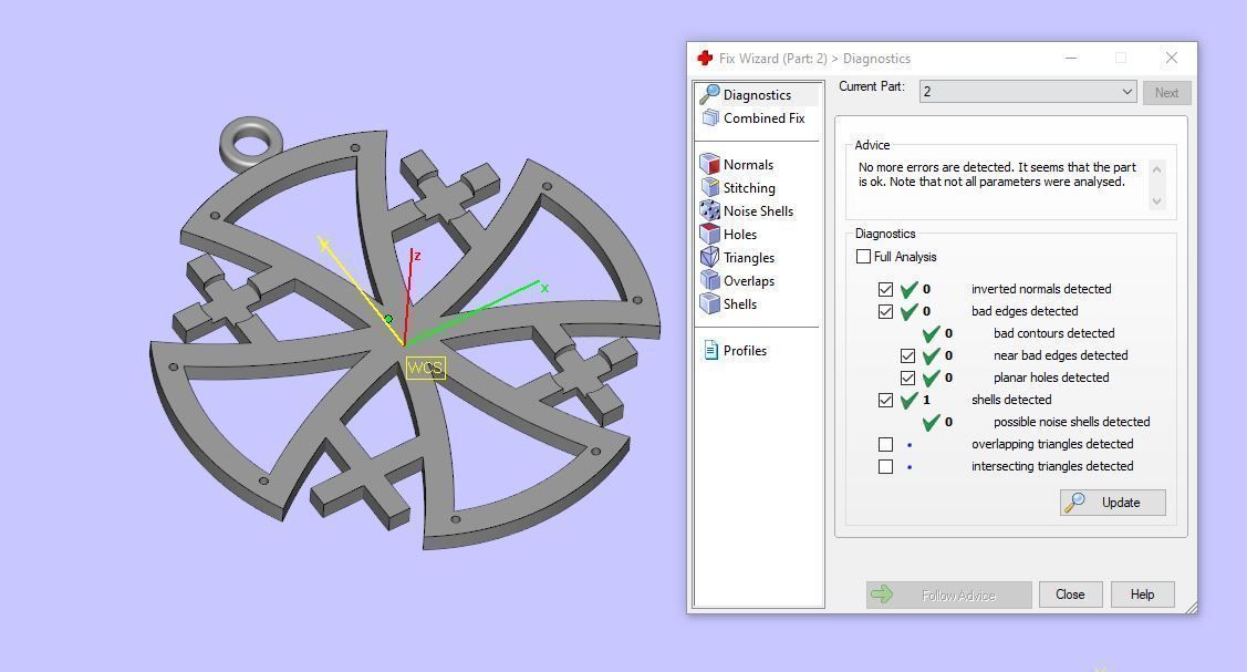 ROUND CROSS WITH THE FACE OF JESUS N - 133 3D print model_7
