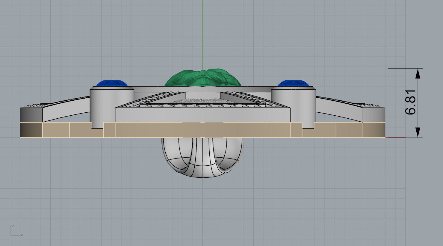ROUND CROSS WITH THE FACE OF JESUS N - 133 3D print model_11