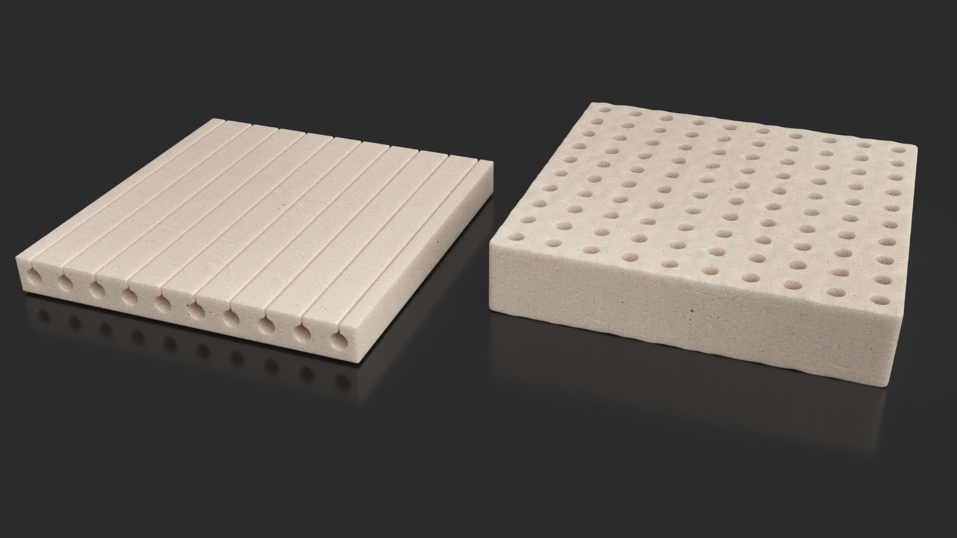 Mattress elements parts editable pack collection 3D model_7