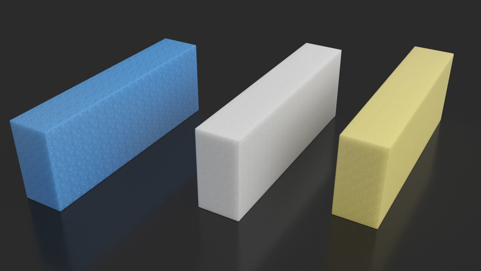 Mattress elements parts editable pack collection 3D model_5