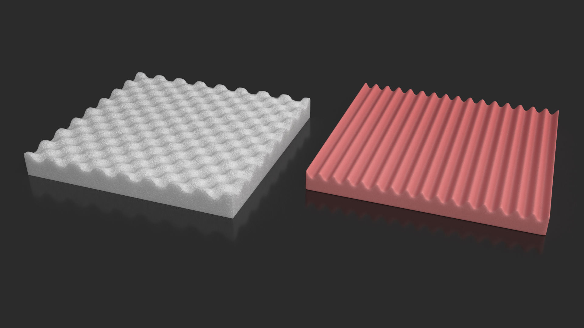 Mattress elements parts editable pack collection 3D model_11