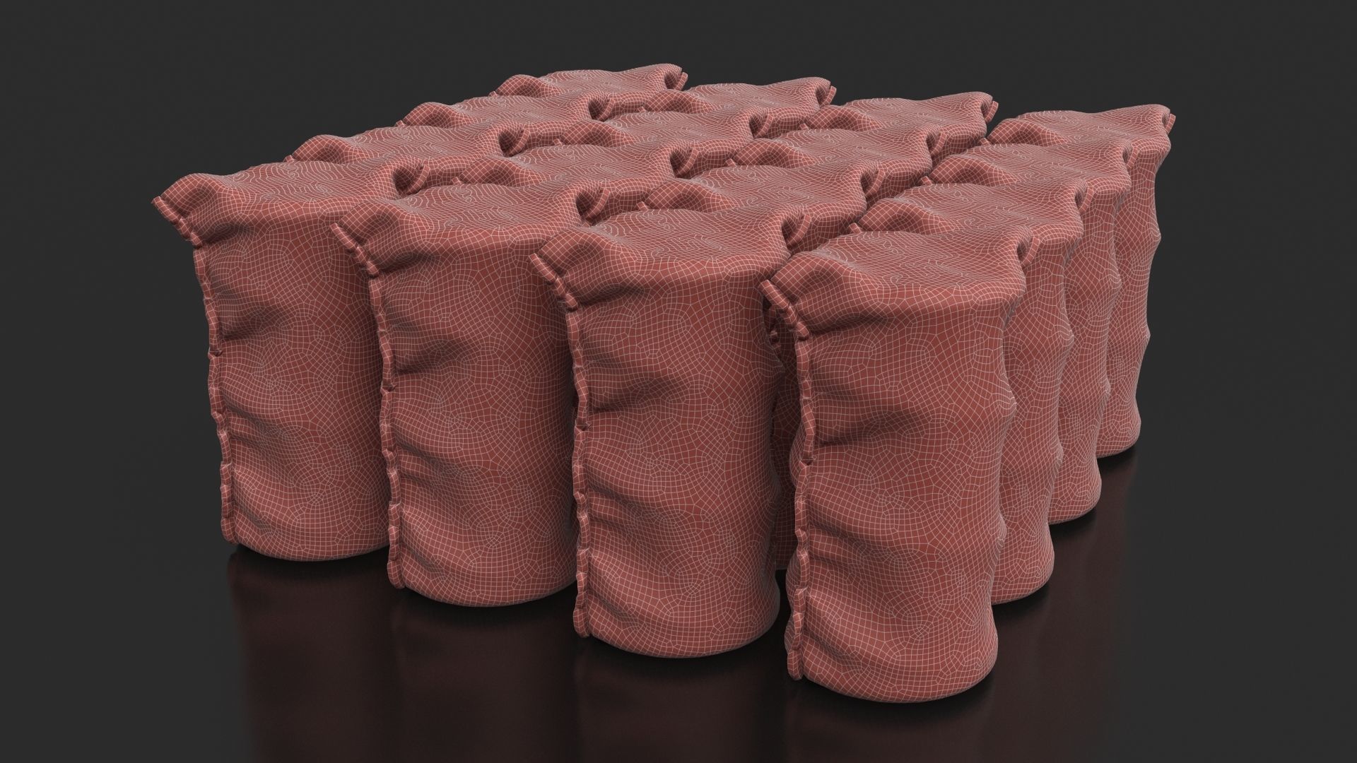 Mattress elements parts editable pack collection 3D model_14