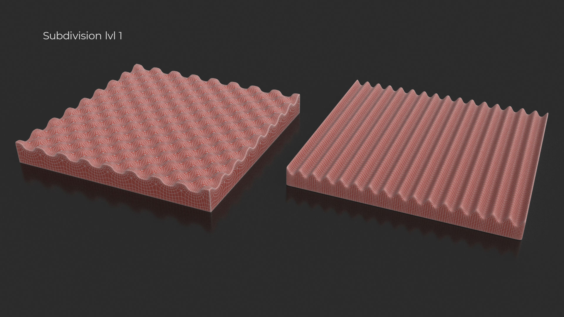 Mattress elements parts editable pack collection 3D model_17