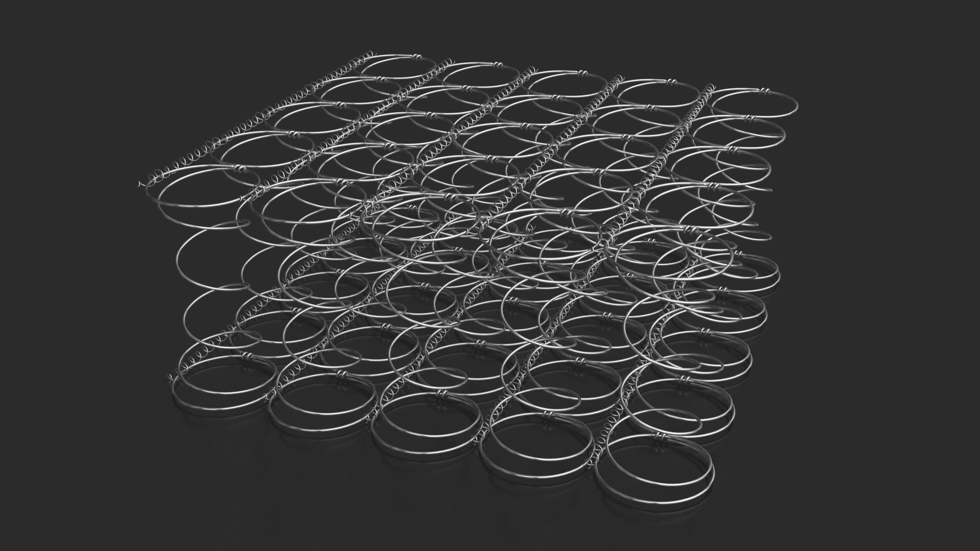 Mattress elements parts editable pack collection 3D model_1