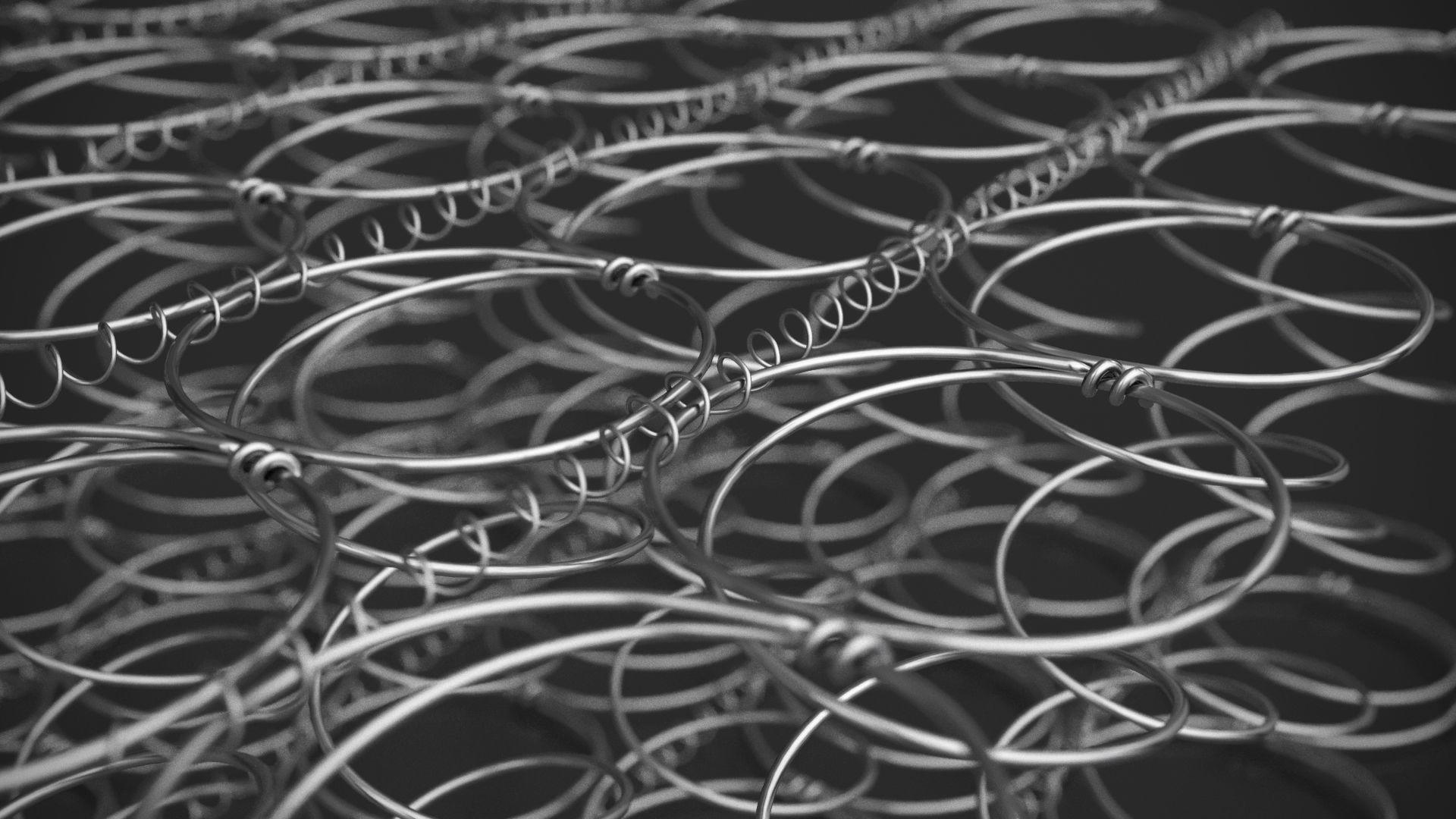 Mattress elements parts editable pack collection 3D model_2