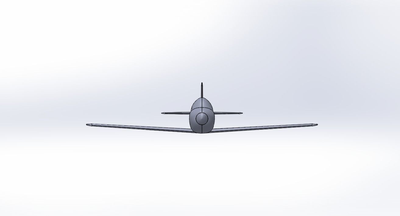 Speedy aircraft 3D print model_1