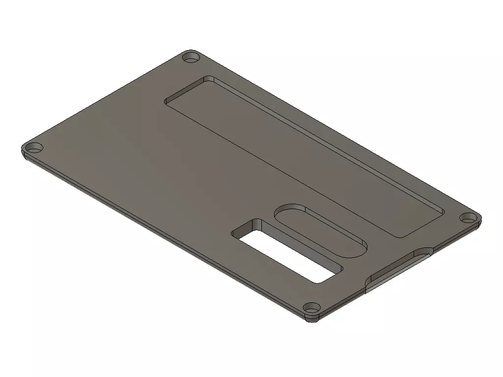 Billet box round button Panels 3D print model