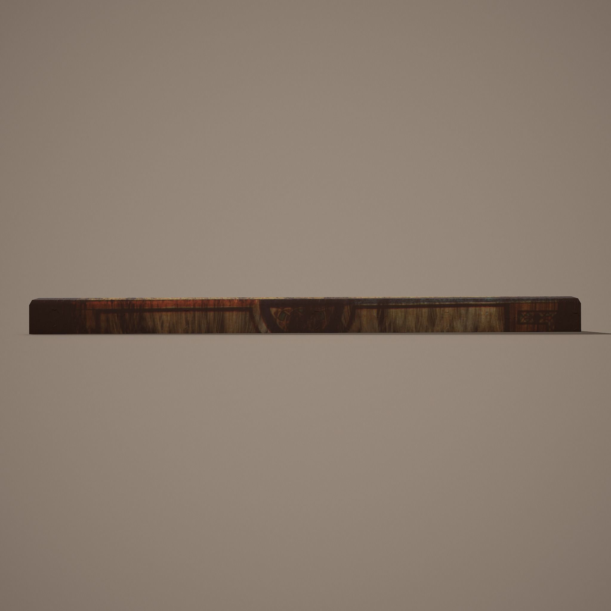 Medieval Designed Painting Low-poly 3D model_7