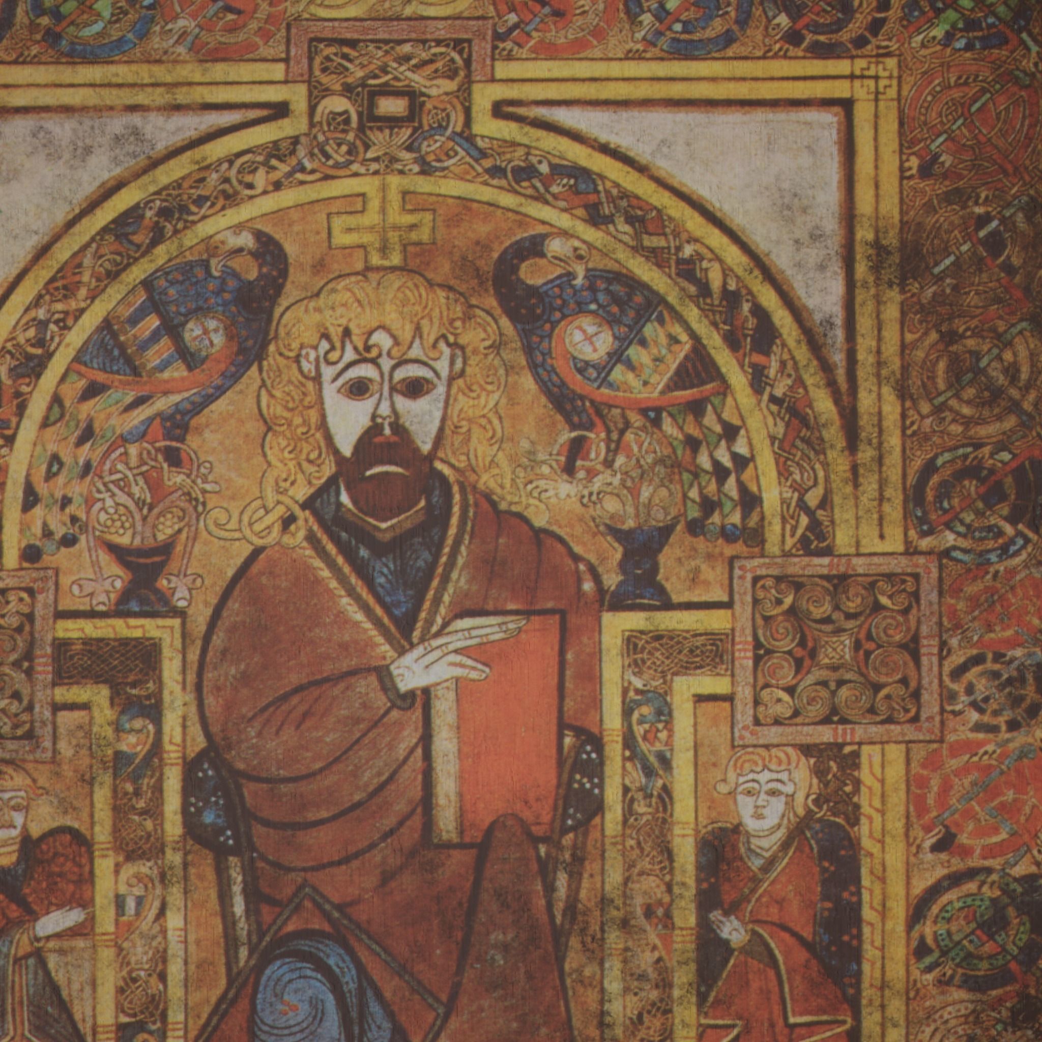 Medieval Designed Painting Low-poly 3D model_17