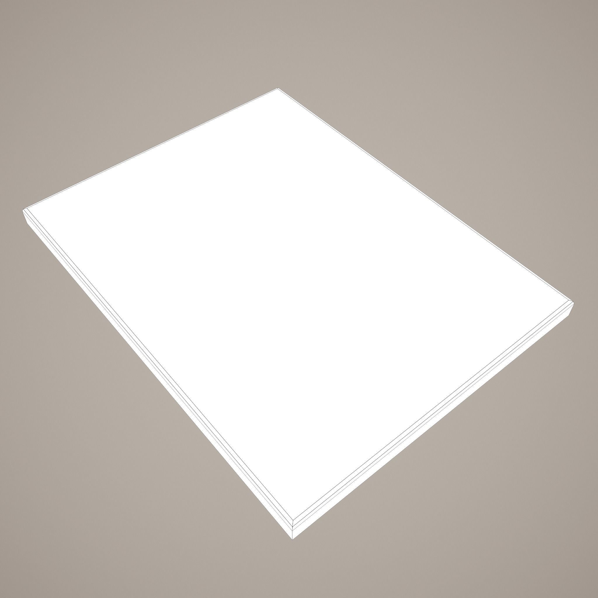 Medieval Designed Painting Low-poly 3D model_27