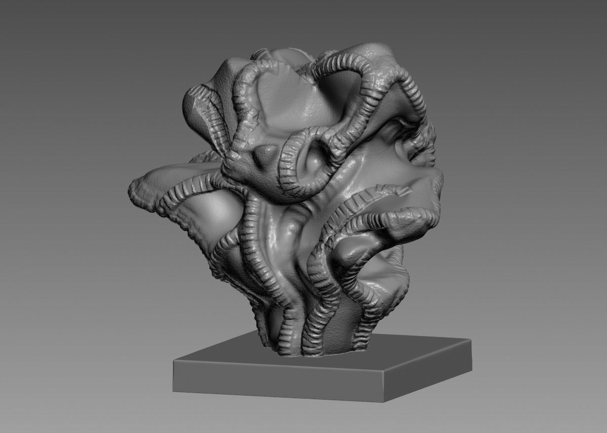 Modern Abstract Decorative sculpture 3d print model 3D print model_13