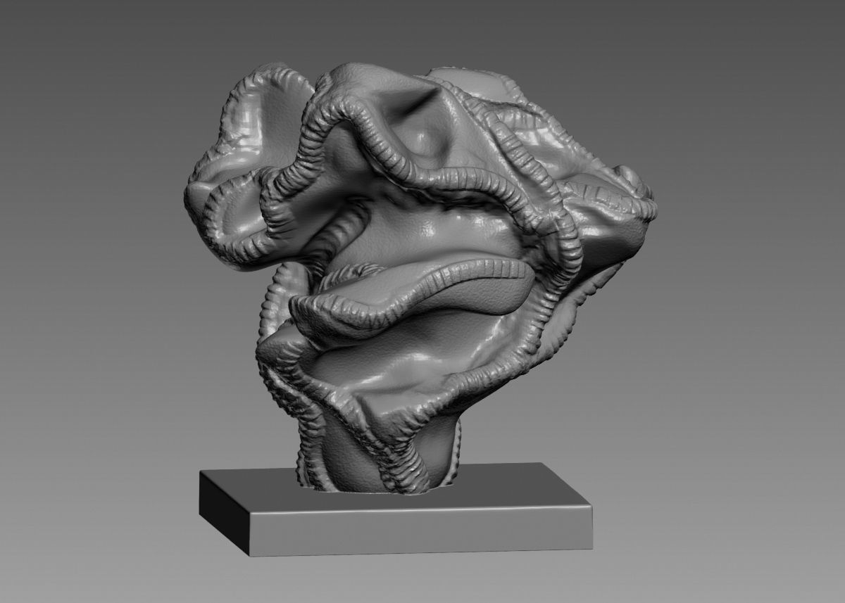 Modern Abstract Decorative sculpture 3d print model 3D print model_63