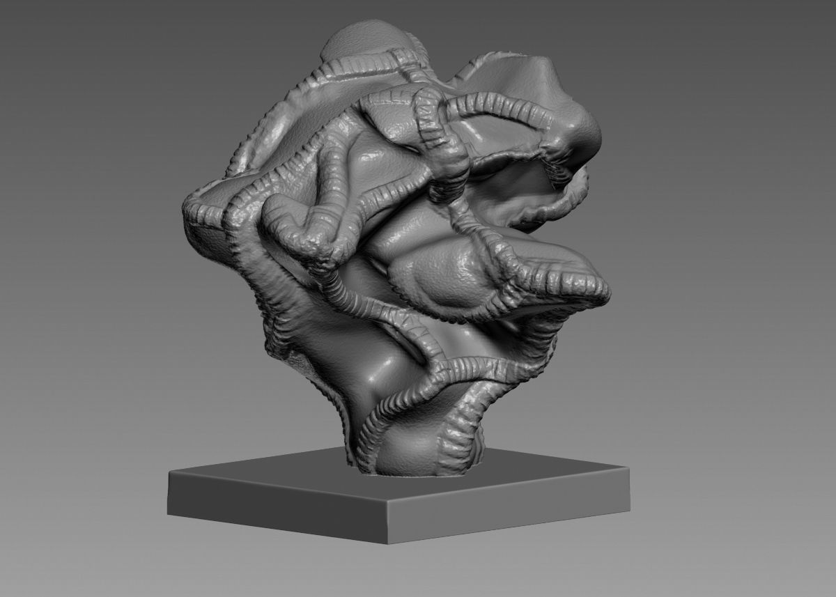 Modern Abstract Decorative sculpture 3d print model 3D print model_39