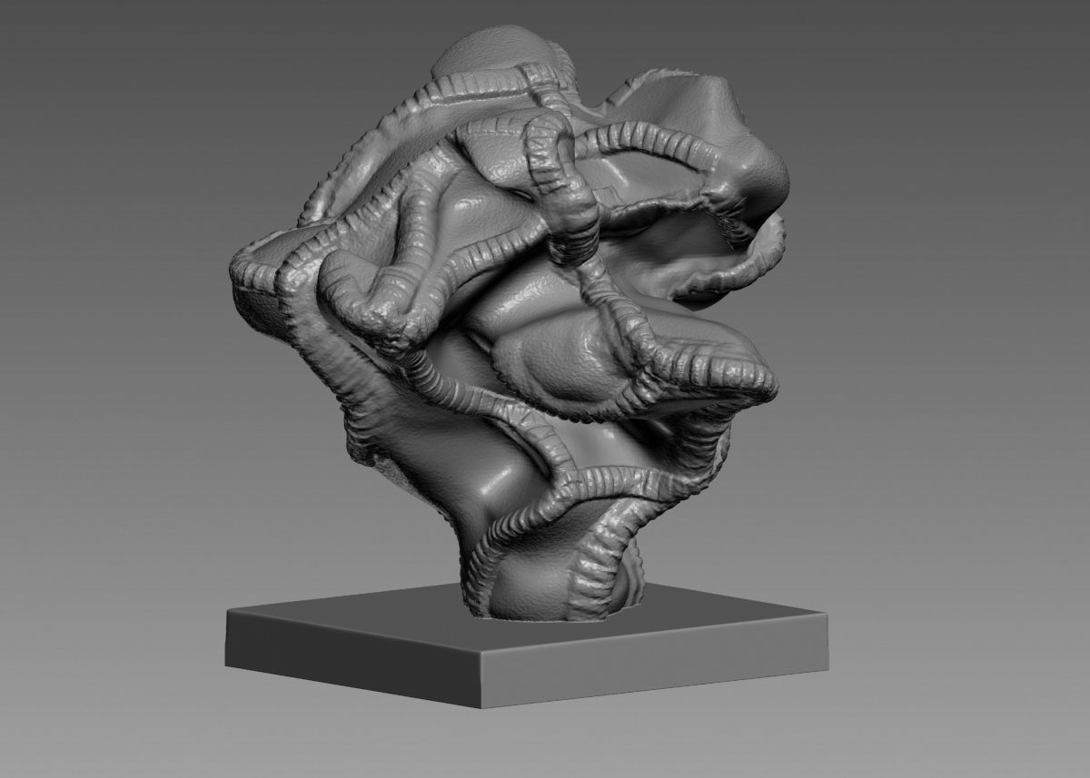 Modern Abstract Decorative sculpture 3d print model 3D print model_38