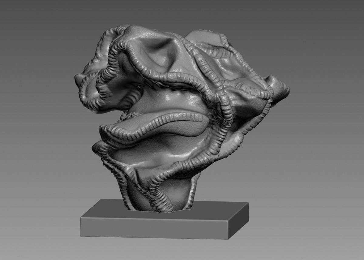 Modern Abstract Decorative sculpture 3d print model 3D print model_60