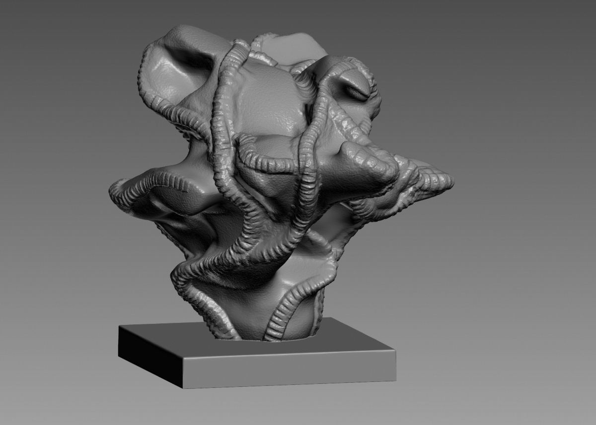 Modern Abstract Decorative sculpture 3d print model 3D print model_49