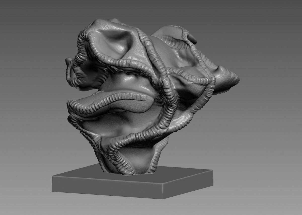 Modern Abstract Decorative sculpture 3d print model 3D print model_57