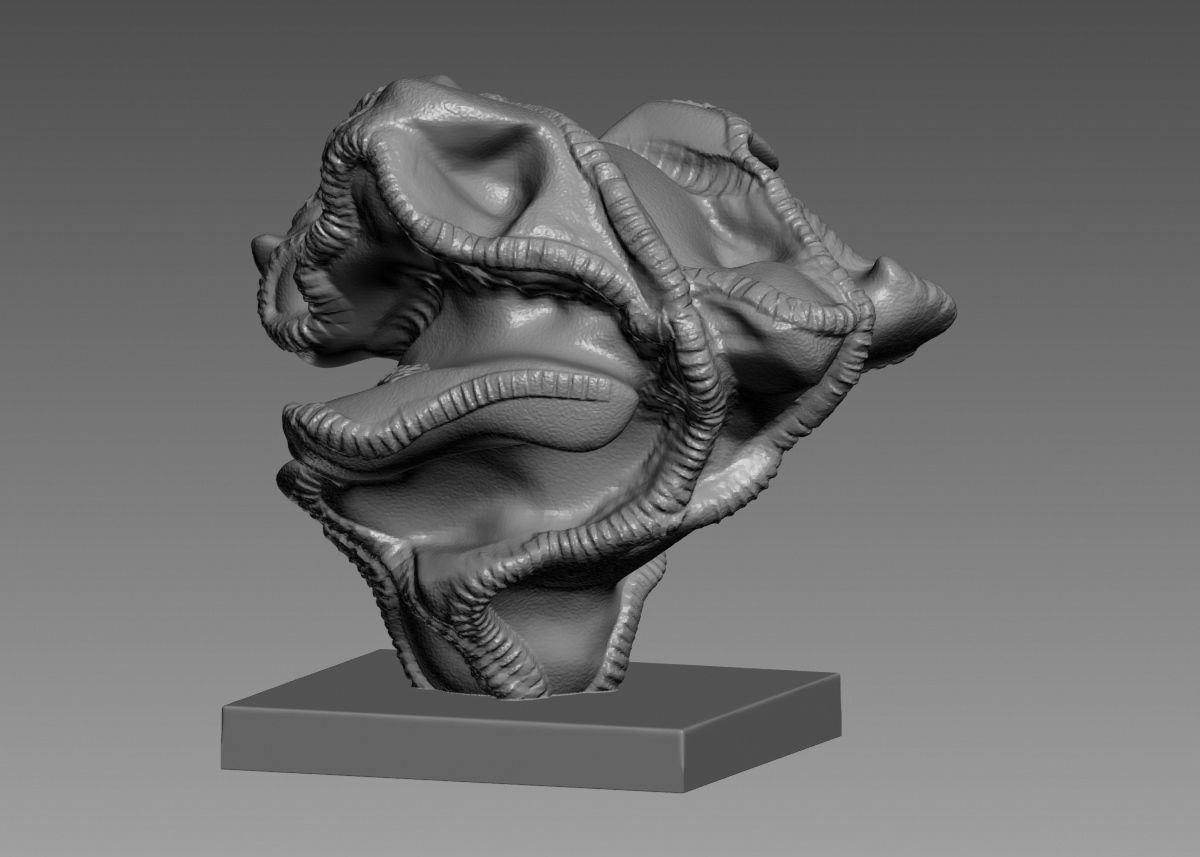 Modern Abstract Decorative sculpture 3d print model 3D print model_58