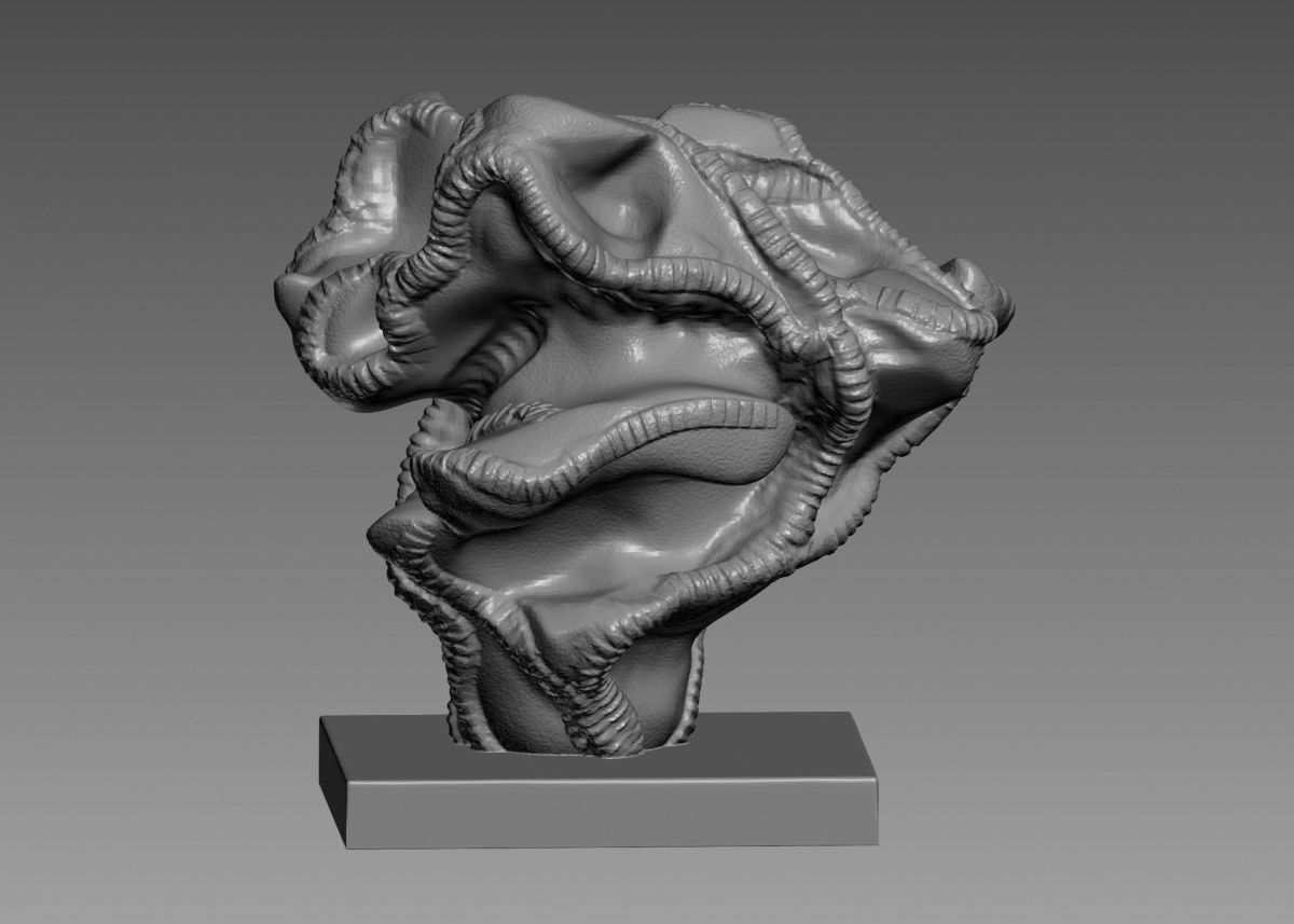 Modern Abstract Decorative sculpture 3d print model 3D print model_62